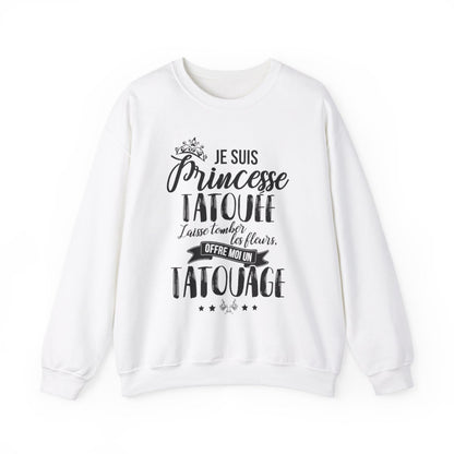 Je suis princesse tatouée, laisse tomber les fleurs, offre moi un tatouage