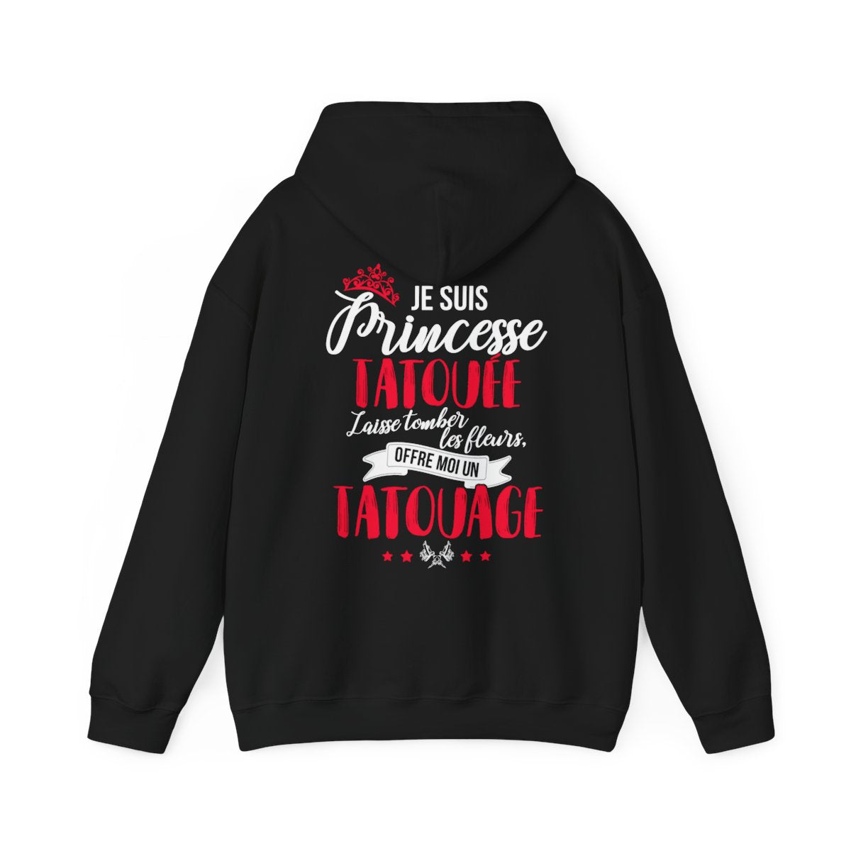 Je suis princesse tatouée, laisse tomber les fleurs, offre moi un tatouage
