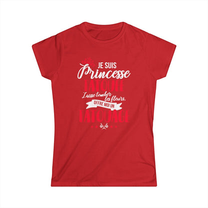 Je suis princesse tatouée, laisse tomber les fleurs, offre moi un tatouage