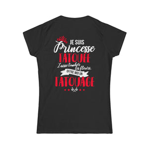 Je suis princesse tatouée, laisse tomber les fleurs, offre moi un tatouage