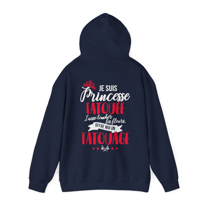 Je suis princesse tatouée, laisse tomber les fleurs, offre moi un tatouage