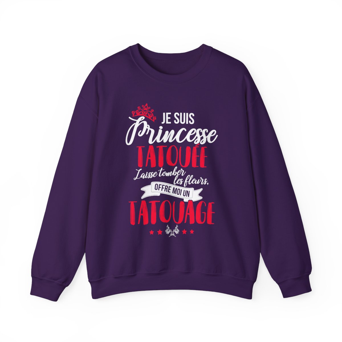 Je suis princesse tatouée, laisse tomber les fleurs, offre moi un tatouage