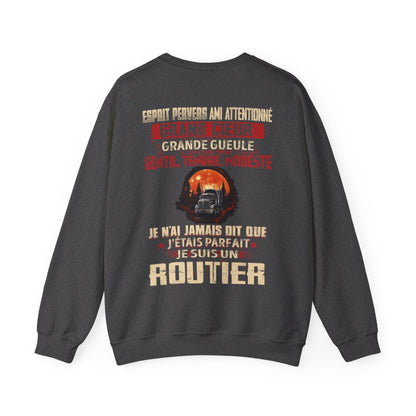 Je suis Routier pas parfait, mais complet