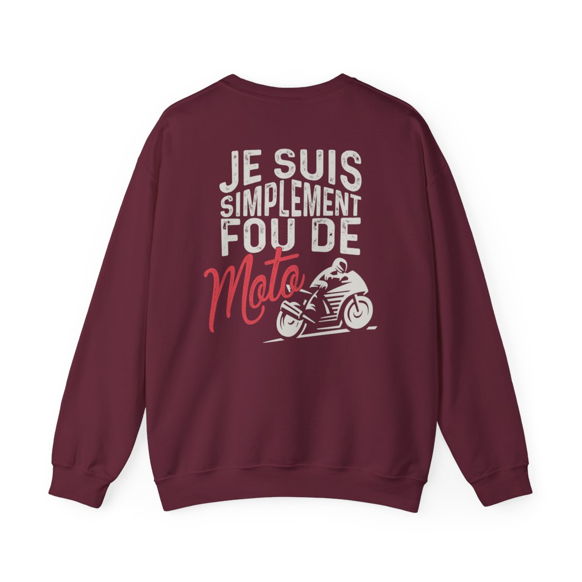Je suis simplement fou de moto