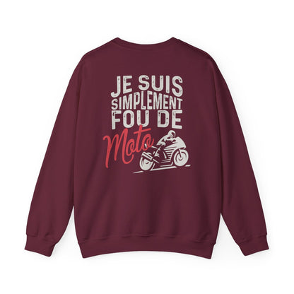 Je suis simplement fou de moto