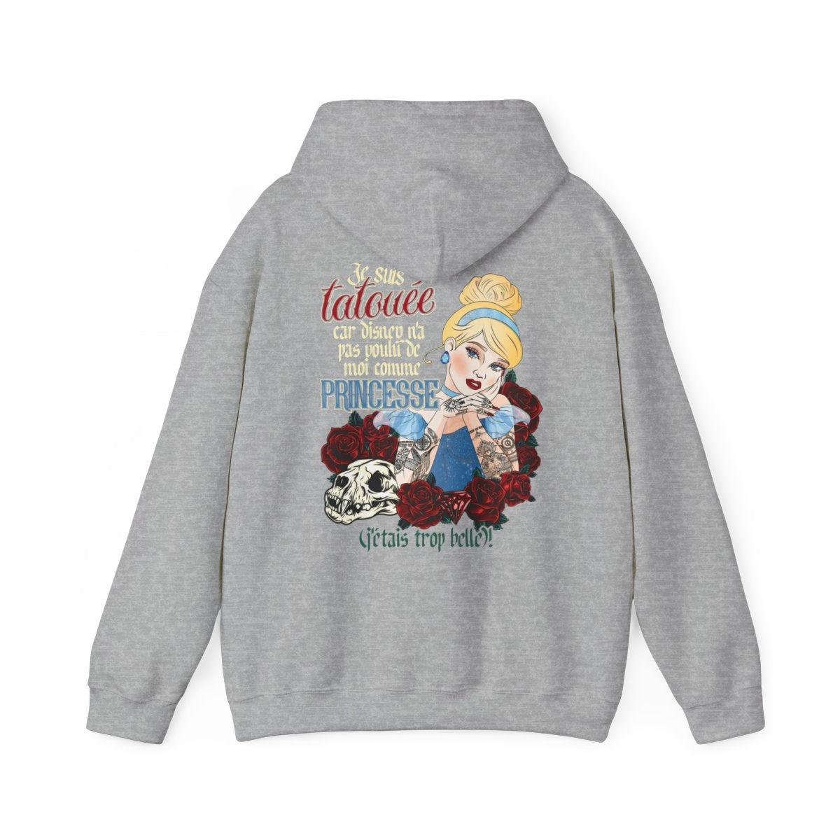 Je suis tatouée car disney n'a pas voulu de moi comme princesse j'étais trop belle !