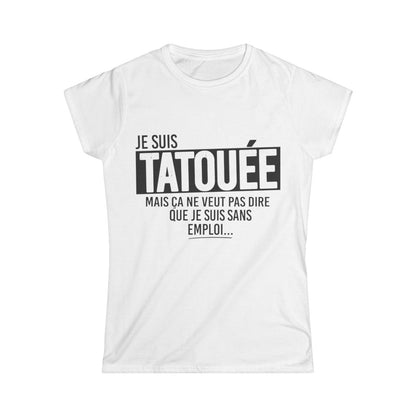 Je suis tatouée mais ça ne veut pas dire que je suis sans emploi