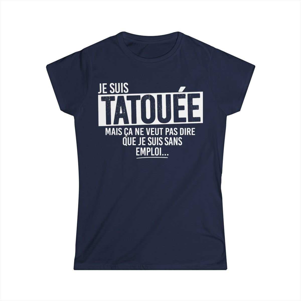 Je suis tatouée mais ça ne veut pas dire que je suis sans emploi