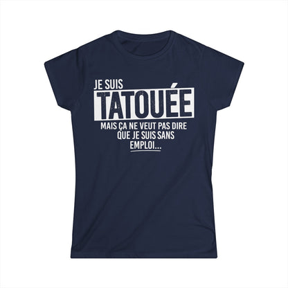 Je suis tatouée mais ça ne veut pas dire que je suis sans emploi