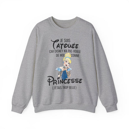 Je suis tatouée n'a pas voulu de moi comme princesse