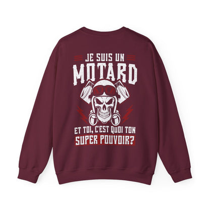 Je suis un motard et toi, c'est quoi ton super pouvoir ?