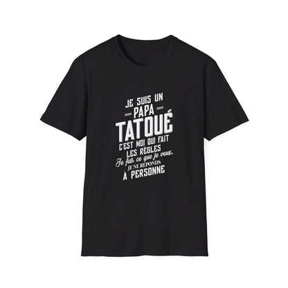 Je suis un papa tatoué c'est comme un papa normal mais en carrément plus sexy