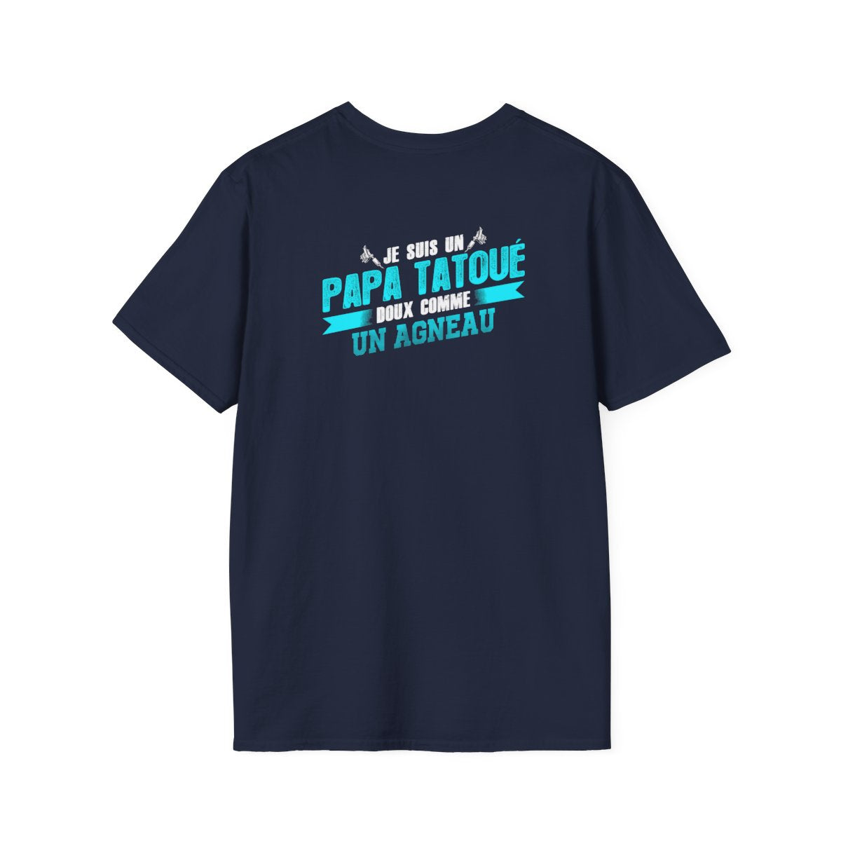 Je suis un papa tatoué doux comme un agneau