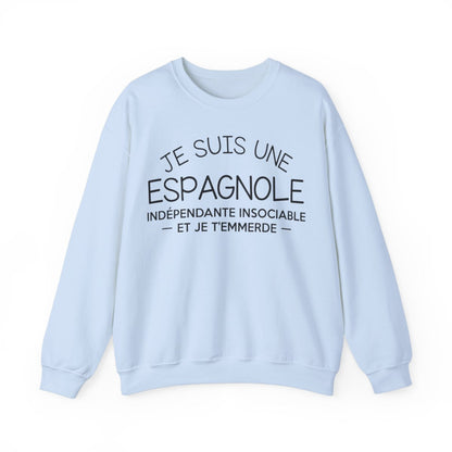 Je suis une Espagnole indépendante insociable