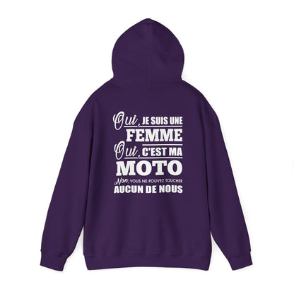 Je suis une femme, c'est ma moto