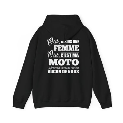 Je suis une femme, c'est ma moto