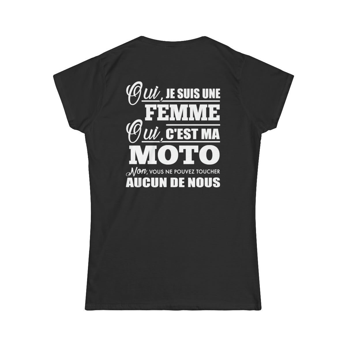 Je suis une femme, c'est ma moto