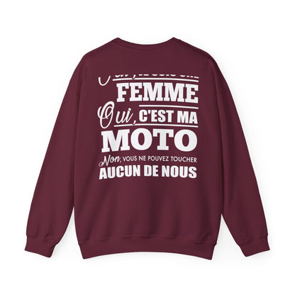 Je suis une femme, c'est ma moto