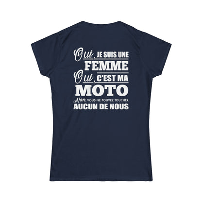 Je suis une femme, c'est ma moto