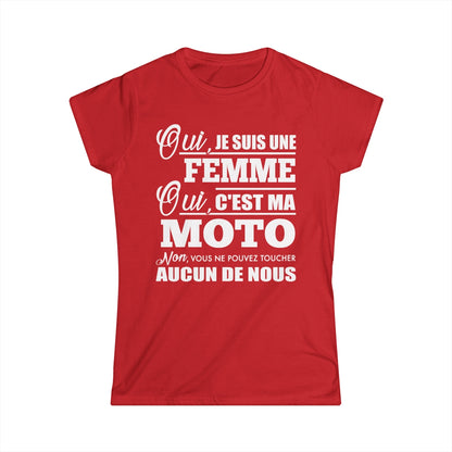 Je suis une femme, c'est ma moto