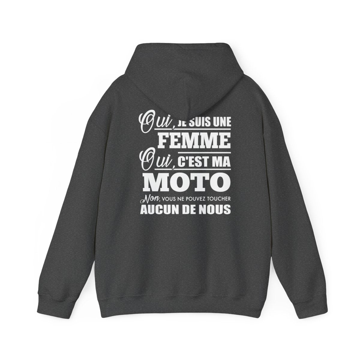 Je suis une femme, c'est ma moto