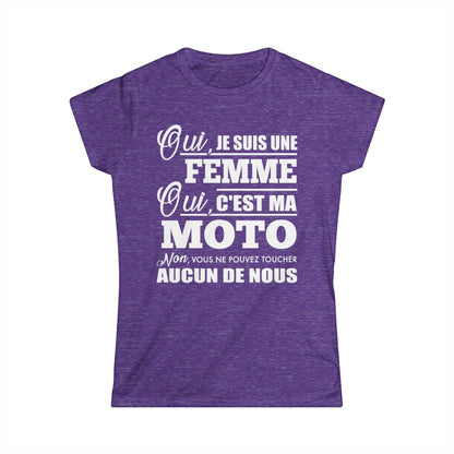Je suis une femme, c'est ma moto