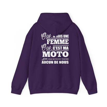 Je suis une femme, c'est ma moto