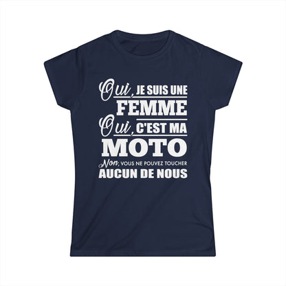 Je suis une femme, c'est ma moto