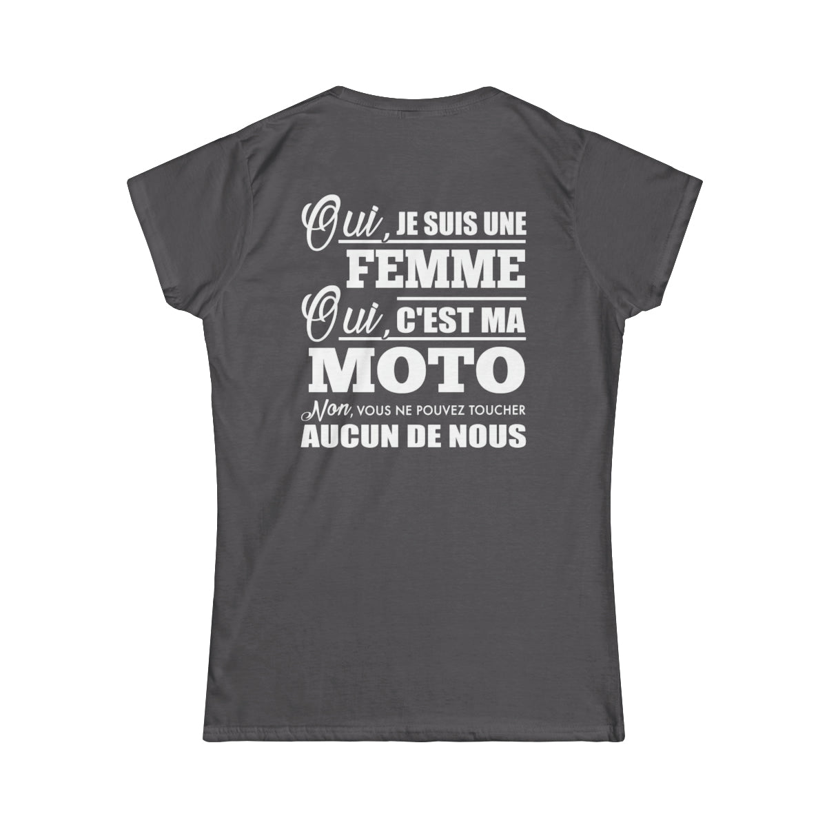 Je suis une femme, c'est ma moto