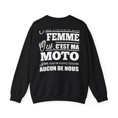 Je suis une femme, c'est ma moto