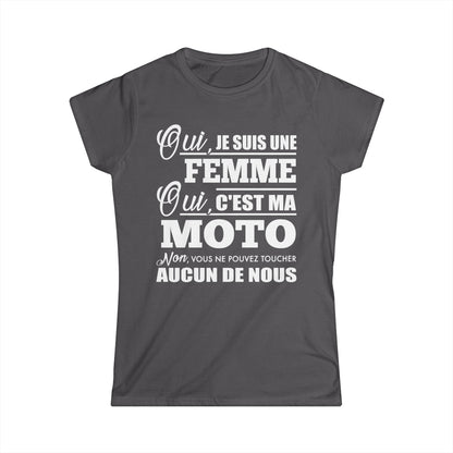 Je suis une femme, c'est ma moto