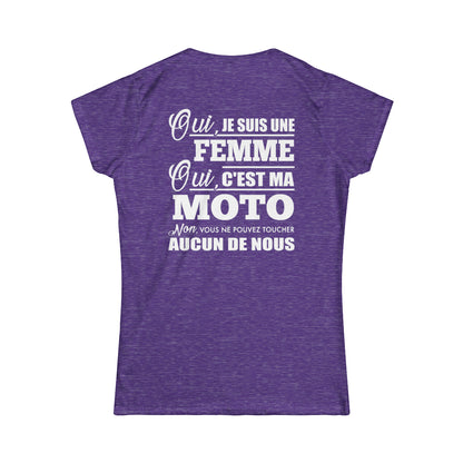 Je suis une femme, c'est ma moto