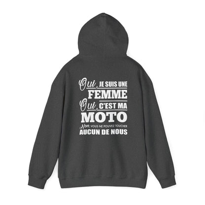 Je suis une femme, c'est ma moto