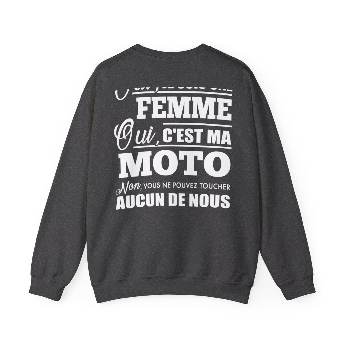Je suis une femme, c'est ma moto