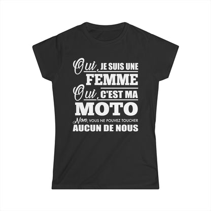Je suis une femme, c'est ma moto