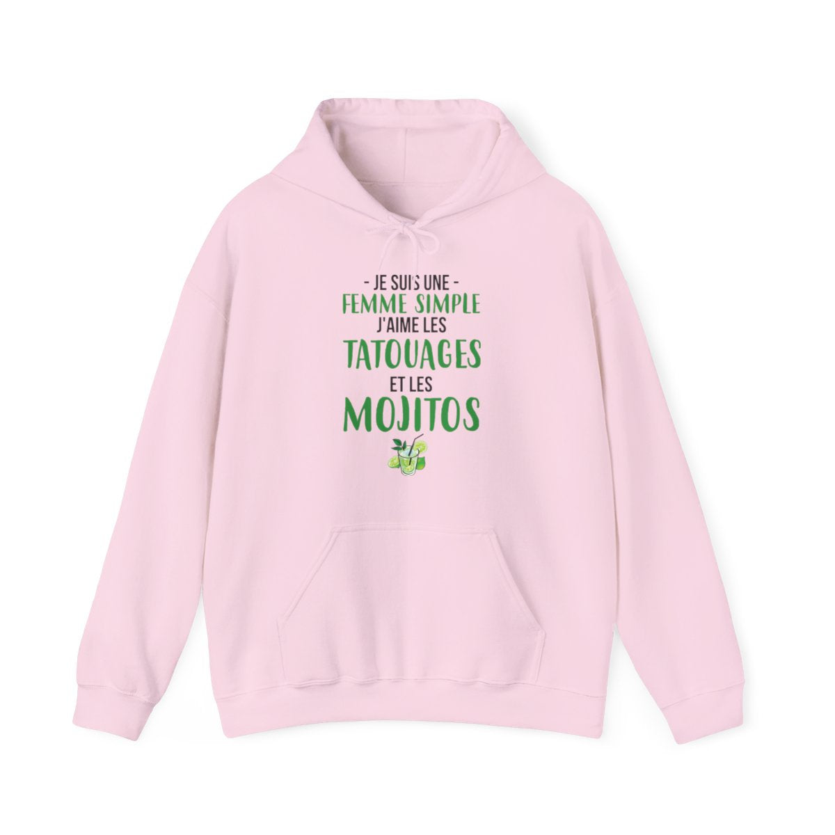 Je suis une femme simple j'aime les tatouages et les mojitos