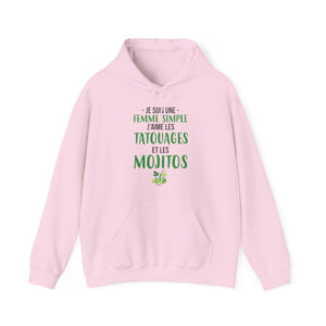 Je suis une femme simple j'aime les tatouages et les mojitos