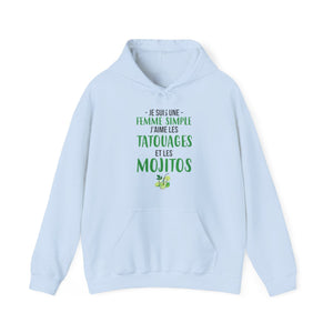 Je suis une femme simple j'aime les tatouages et les mojitos