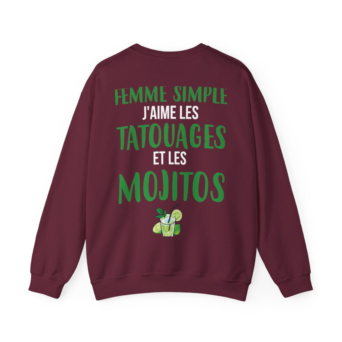 Je suis une femme simple j'aime les tatouages et les mojitos
