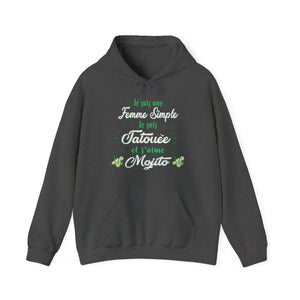 Je suis une femme simple je suis tatouée et j'aime mojitos