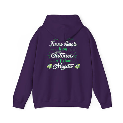 Je suis une femme simple je suis tatouée et j'aime mojitos