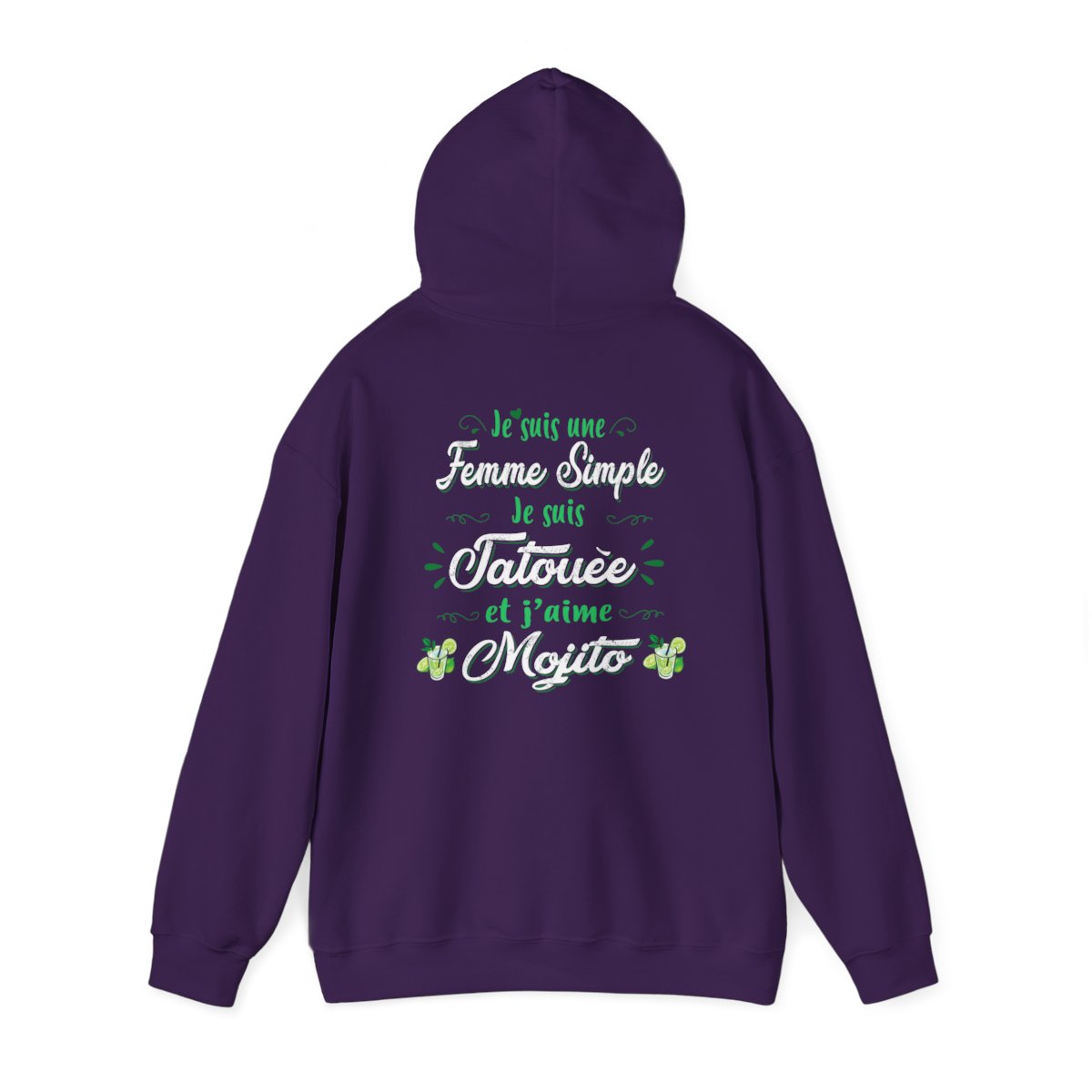 Je suis une femme simple je suis tatouée et j'aime mojitos