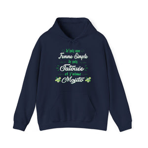 Je suis une femme simple je suis tatouée et j'aime mojitos