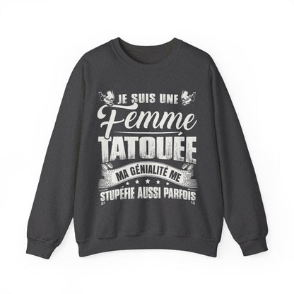 Je suis une femme tatouée, ma génialité me stupéfie aussi parfois