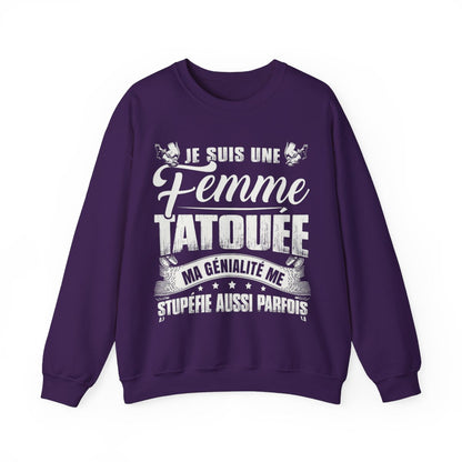 Je suis une femme tatouée, ma génialité me stupéfie aussi parfois