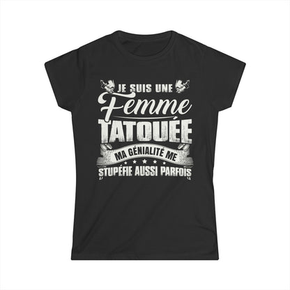Je suis une femme tatouée, ma génialité me stupéfie aussi parfois