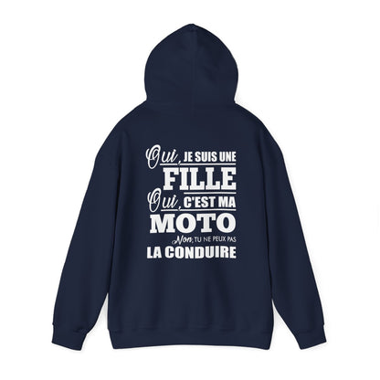 Je suis une fille, c'est ma moto