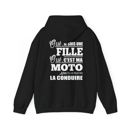 Je suis une fille, c'est ma moto