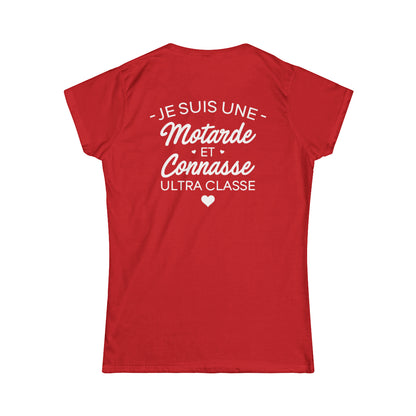 Je suis une motarde et connasse ultra classe