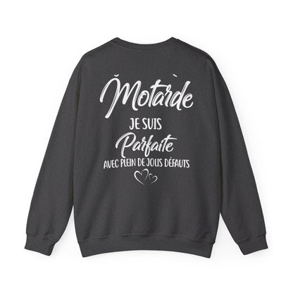Je suis une motarde je suis parfaite avec plein de jolis défauts
